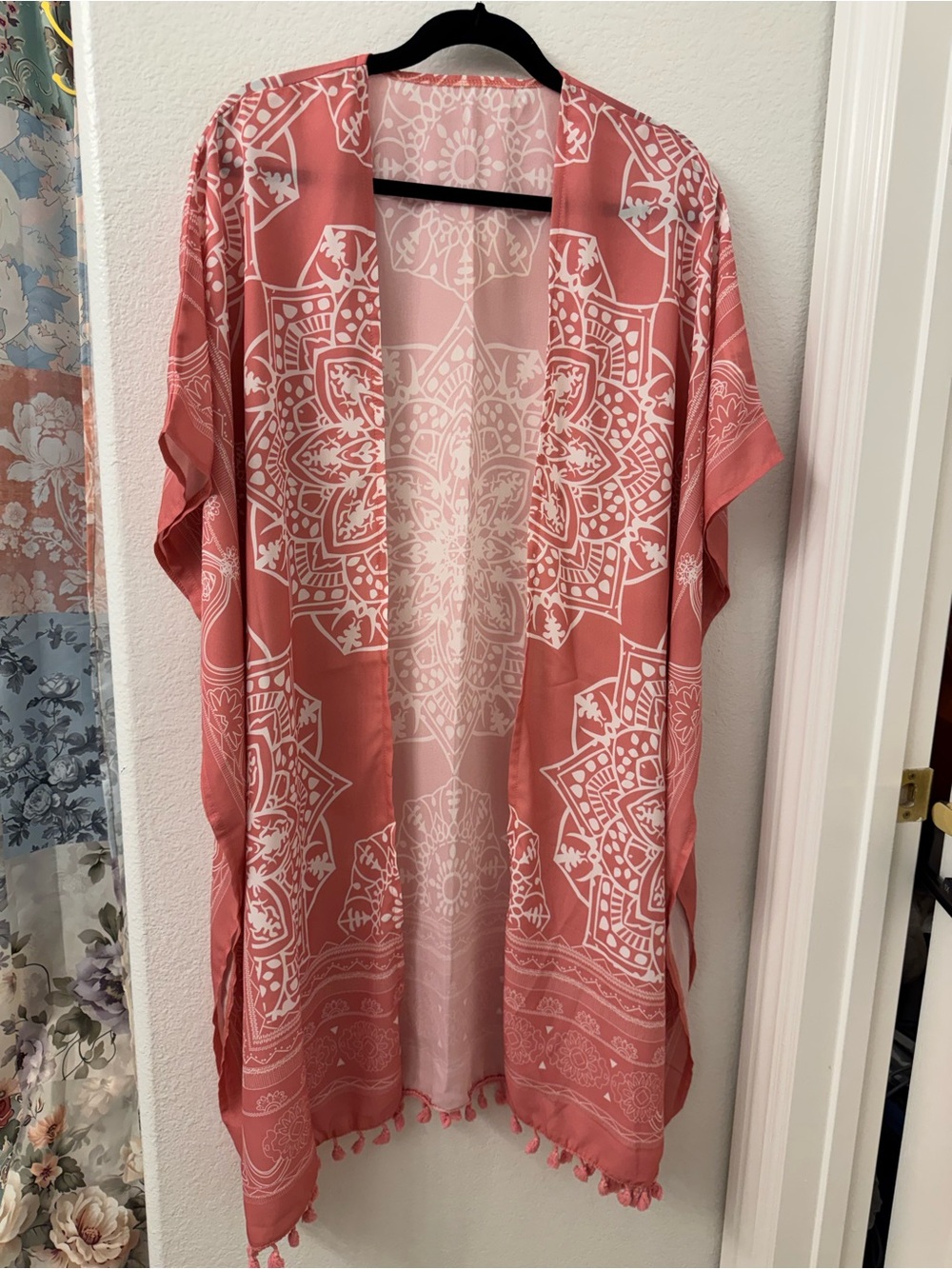 Pink Mandala Kimono Women’s one size fits most - Picture 2 of 6